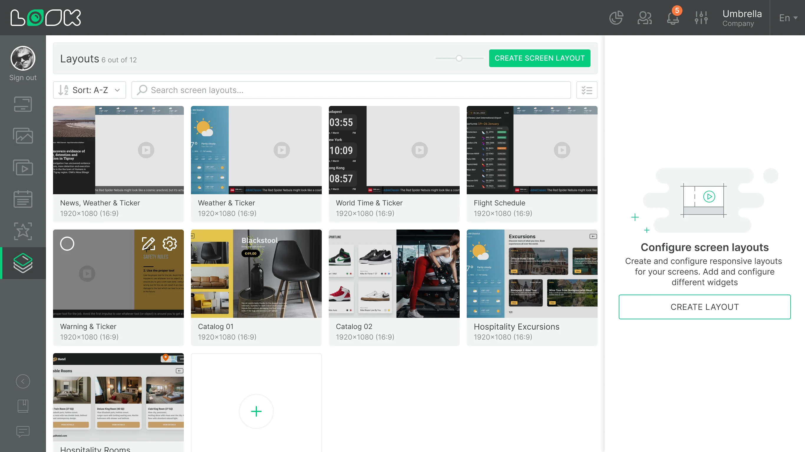 Look Digital Signage Player screenshot